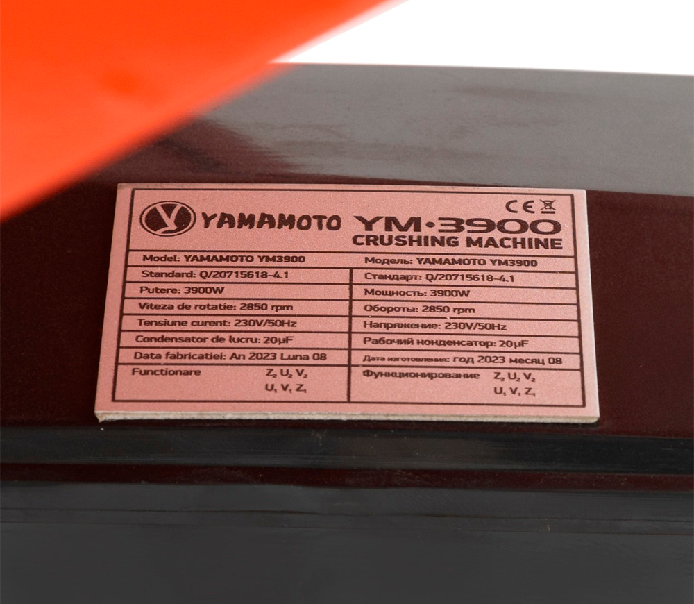 Мельница для зерна Yamamoto YM3900 3900вт 240кг/ч-7