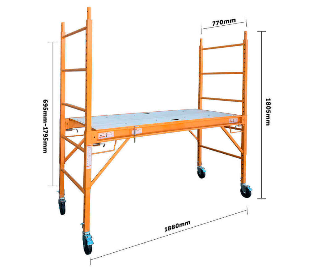 Mini-eşafodaje pentru construcție LIDER-TECH LDR  601 1805mm Oțel-4