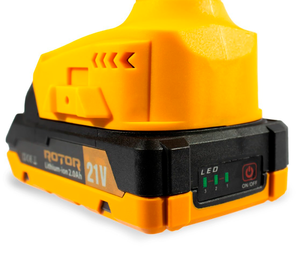 Fierăstrău cu lanț cu acumulator ROTOR RMC21-8 200mm 21V 2Ah-4