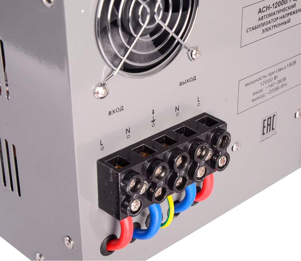 Stabilizator de tensiune releu RESANTA ACH-12000/1-Ц-8