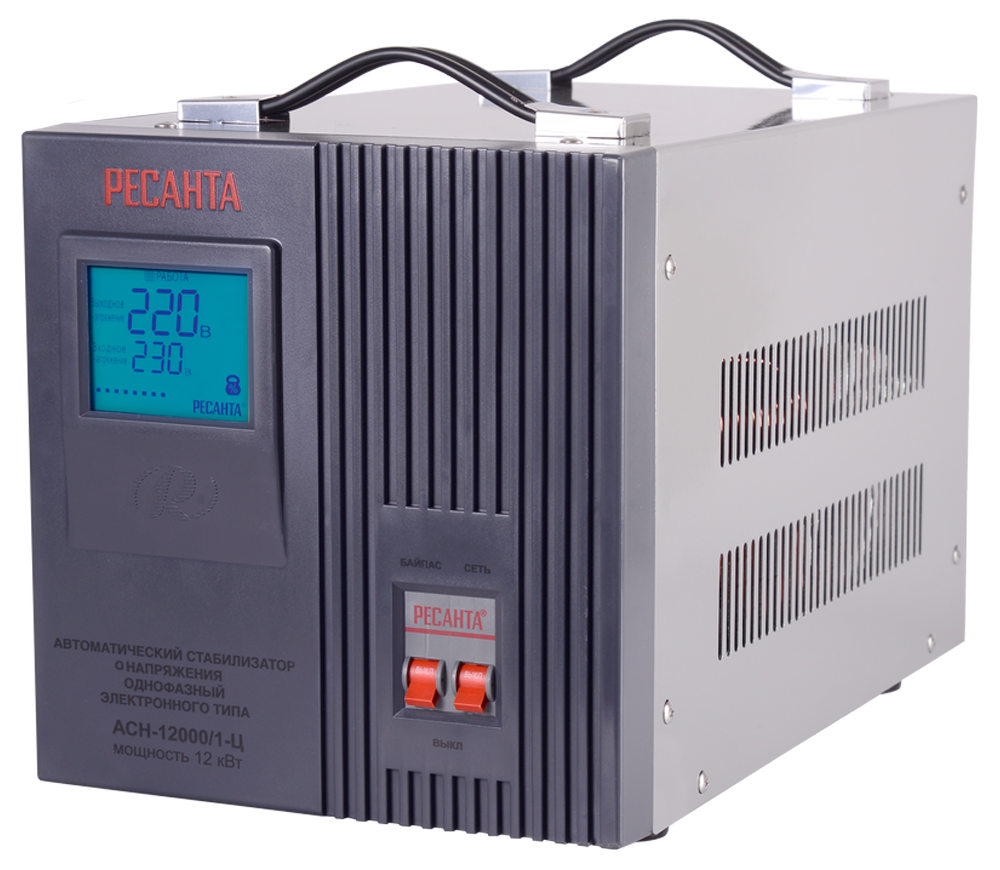 Stabilizator de tensiune releu RESANTA ACH-12000/1-Ц