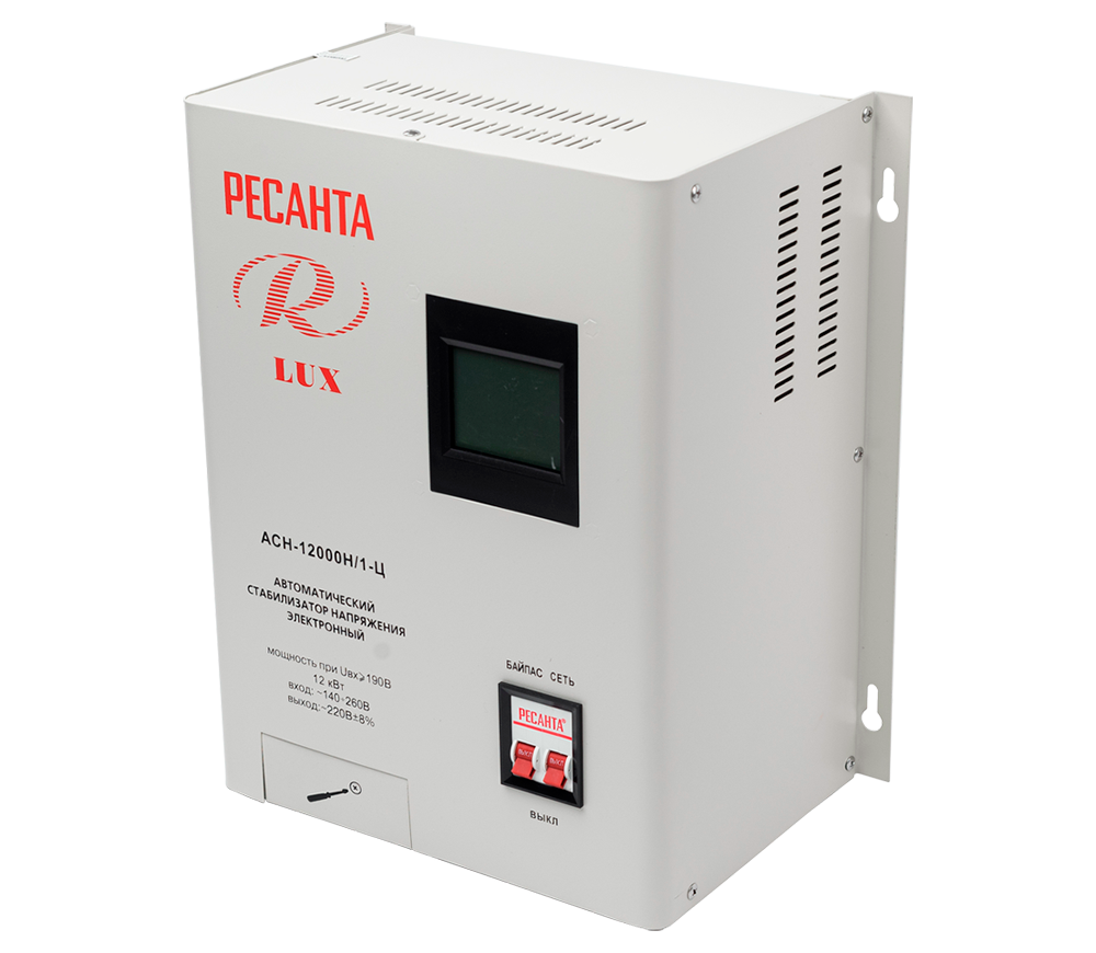 Stabilizator de tensiune releu RESANTA АСН-12000Н/1-Ц