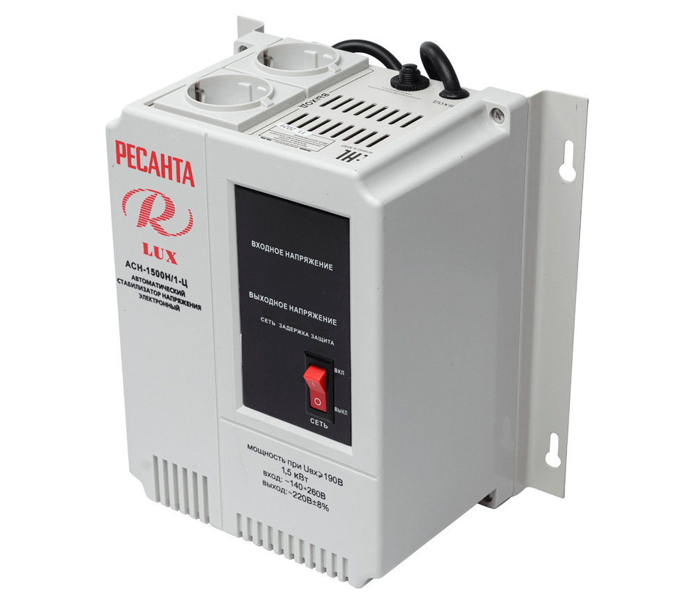 Stabilizator de tensiune releu RESANTA ACH-1500 Н/1-Ц