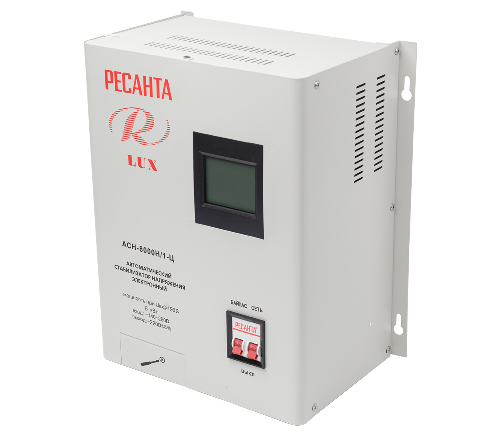 Stabilizator de tensiune releu RESANTA ACH-8000 Н/1-Ц