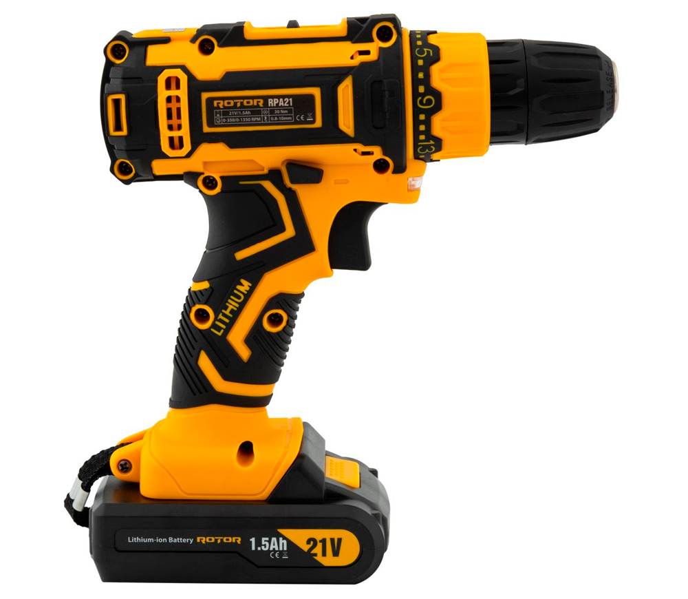Mașină de înșurubat cu acumulator ROTOR RPA21 21V 1.5Ah-4