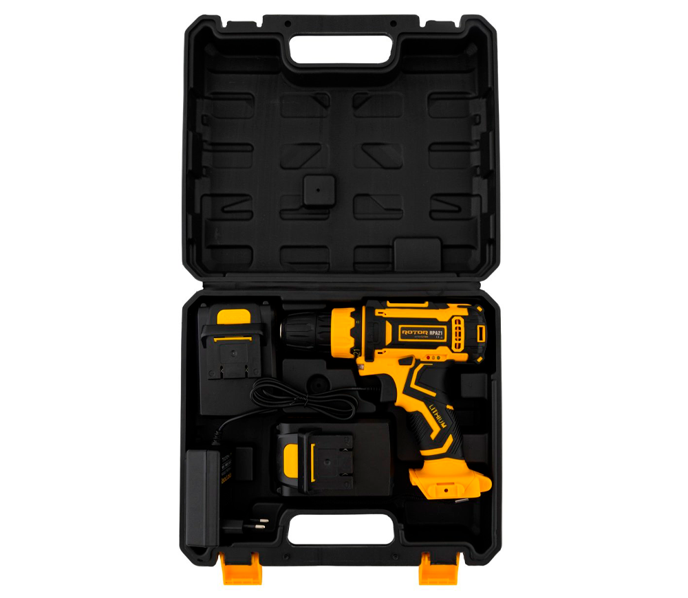 Mașină de înșurubat cu acumulator ROTOR RPA21 21V 1.5Ah-9