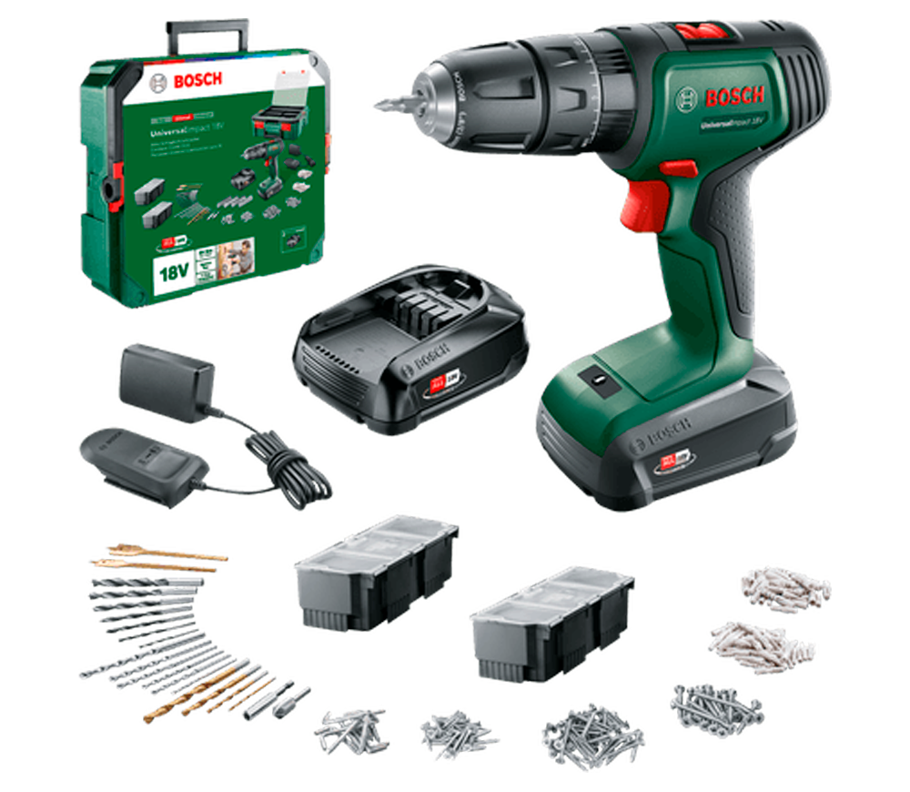 Mașină de înșurubat cu percuție cu acum. BOSCH UniversalImpact 18V 18V 1.5Ah-3