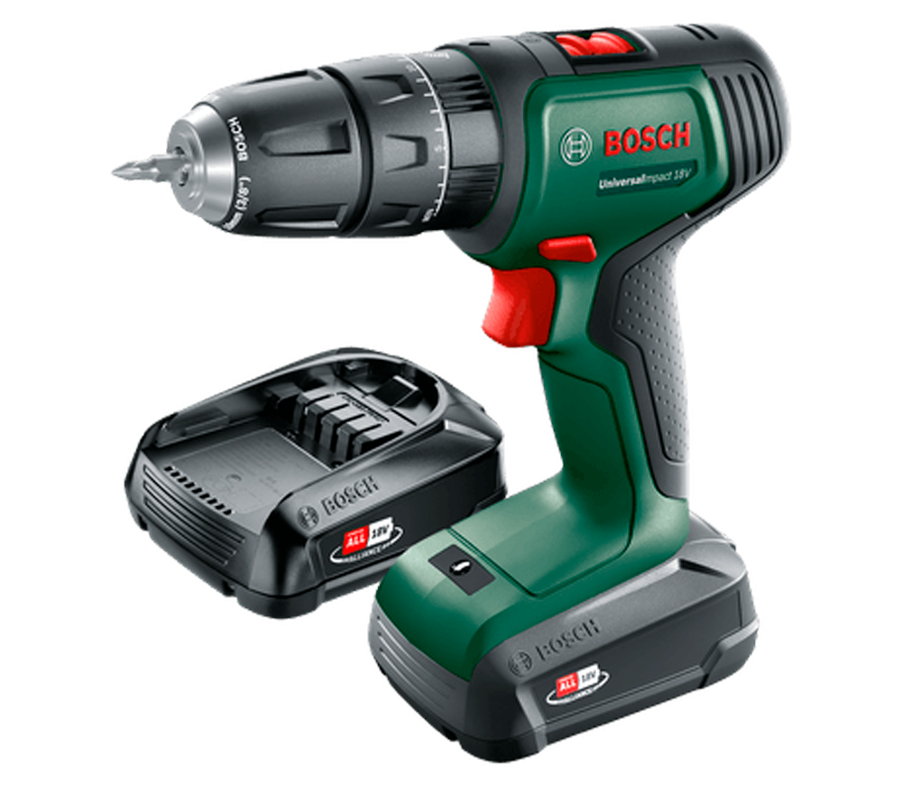Шуруповёрт аккумуляторный ударный BOSCH UniversalImpact 18V 18В 1.5Ач