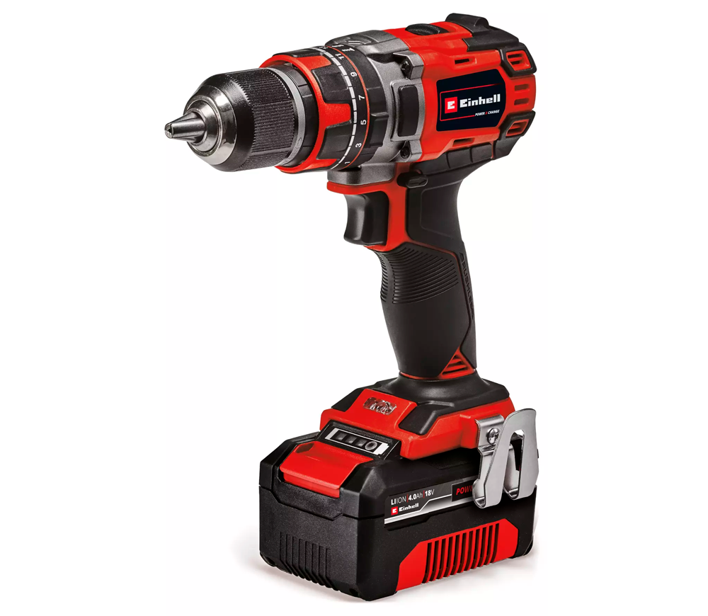 Mașină de înșurubat cu percuție cu acum. EINHELL TP-CD 18/50 Li-i BL 18V 2/4Ah