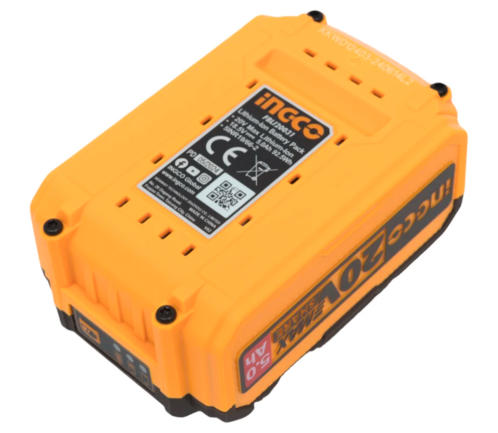Acumulator INGCO FBLI20031 Slider 20V 5Ah-4