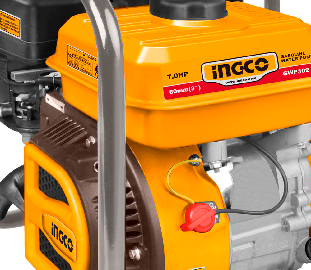 Motopompă cu benzină INGCO GWP302 60000l/h 7cp-2