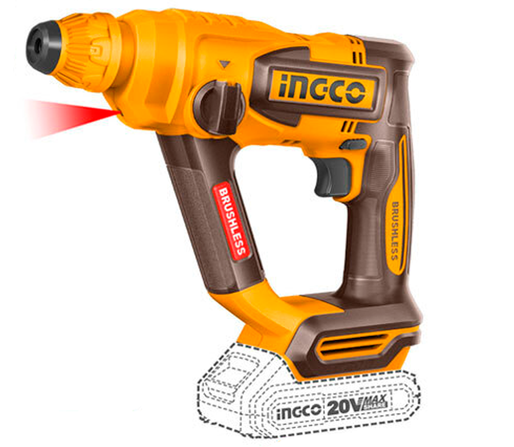 Ciocan rotopercutor cu acumulator INGCO CRHLI20188 1.8J 20V