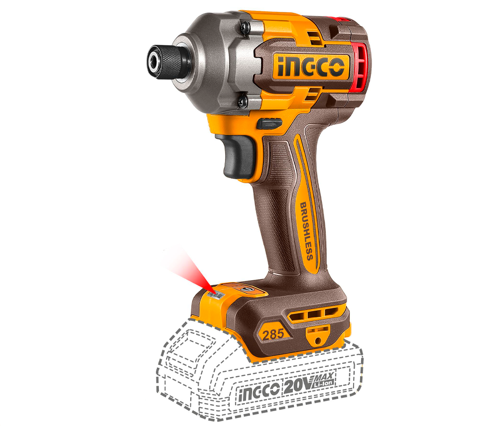 Șurubelnița cu acumulator сu impact INGCO CIRLI2028 20V 2Ah