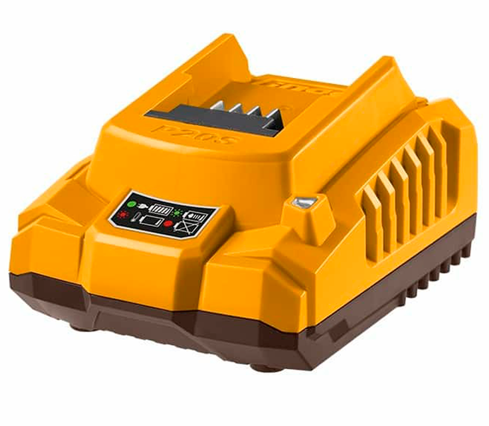 Încărcător cu 2 acumulatoare INGCO FBCPK1222 45w 21V 2A-2