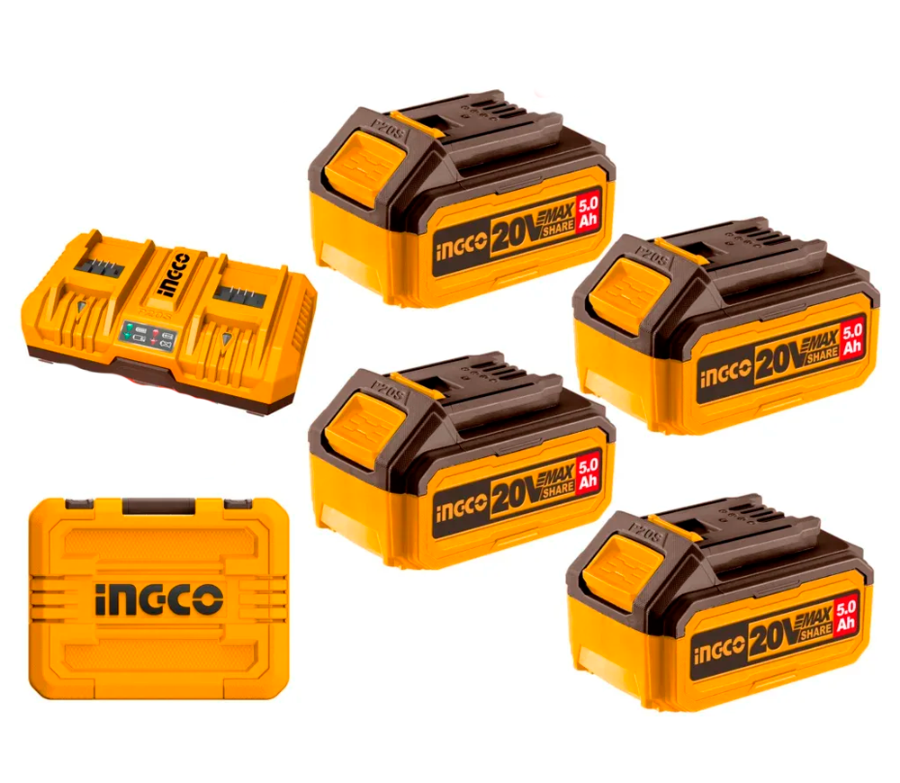 Set încărcător + acumulatoare INGCO FBCLI20285 170w 21V 4A