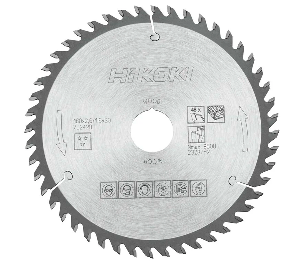 Пильный диск HIKOKI 752428 180мм 1.6мм Дерево