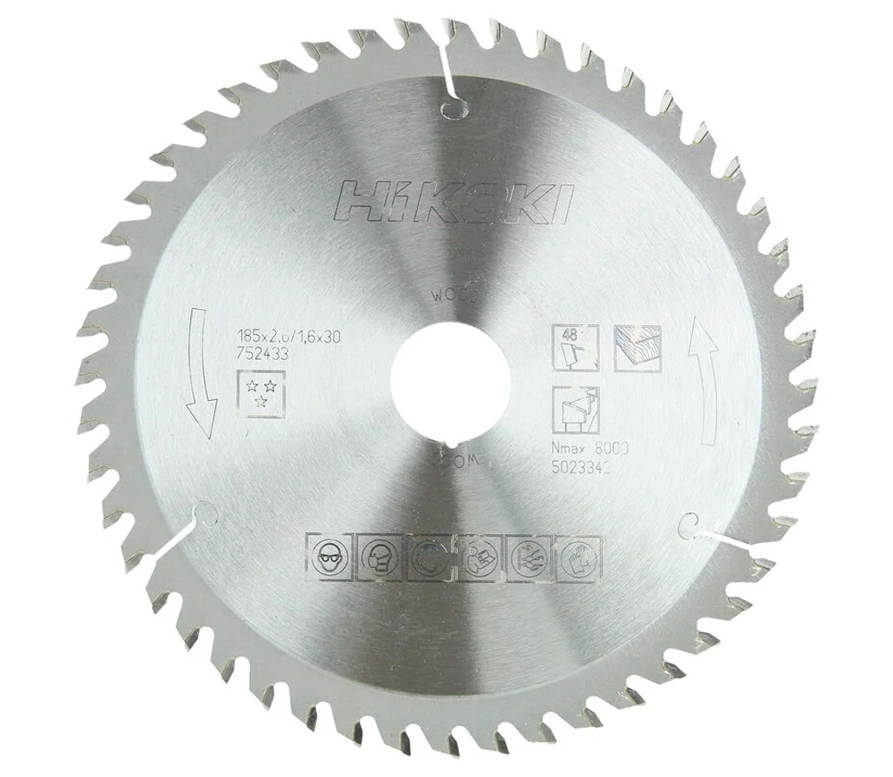 Disc pentru fierastrau electric HIKOKI 752433 185mm 1.6mm Lemn