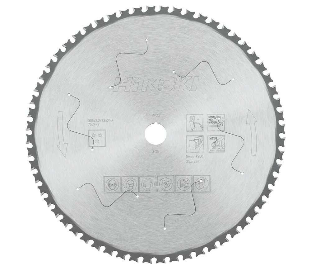 Disc pentru fierastrau electric HIKOKI 752473 305mm 1.8mm Inox