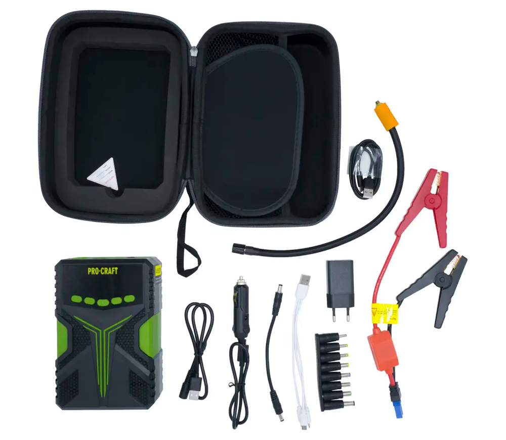 Dispozitiv de pornire-încărcare cu cumpresor ProCraft JSAP-12 600A 12V-7