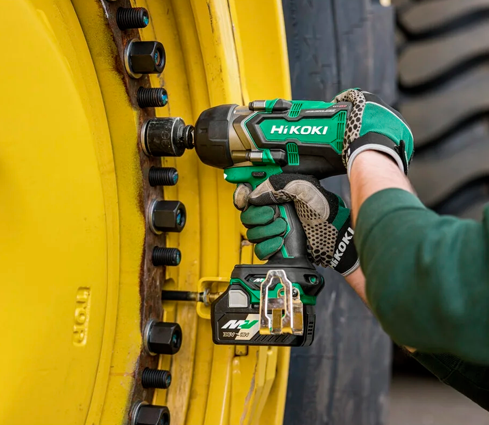 Гайковерт аккумуляторный HIKOKI WR36DFWRZ 36В 2.5Ач 2400Нм-5
