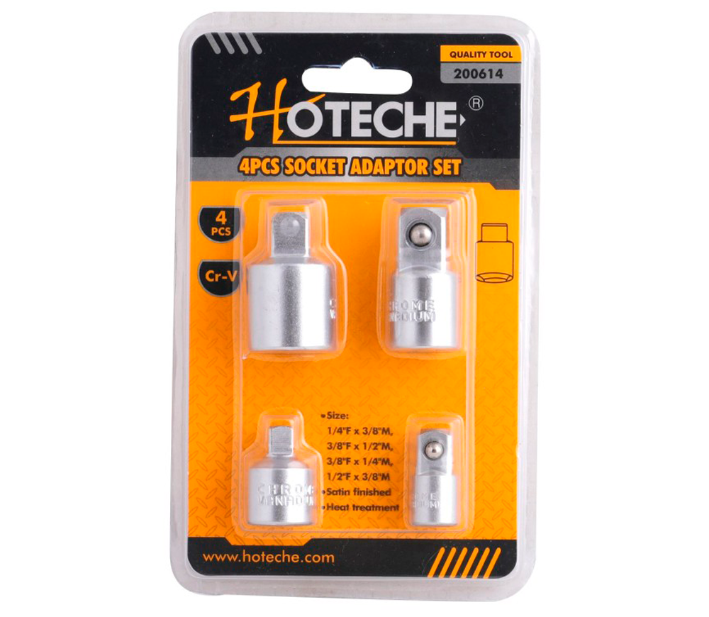 Set 4 Adaptori pentru chei tubulare 200614 1/2-1/4-3/8"