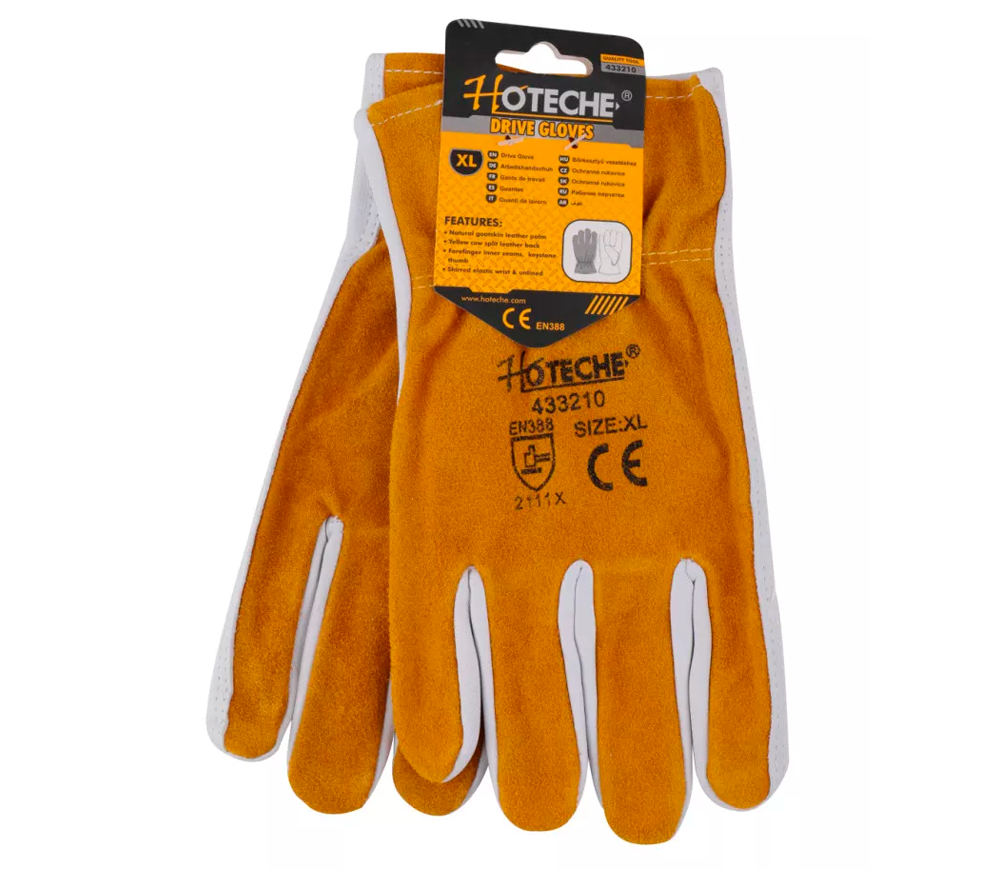 Mănuși de lucru din piele HOTECHE 433210 10/XL