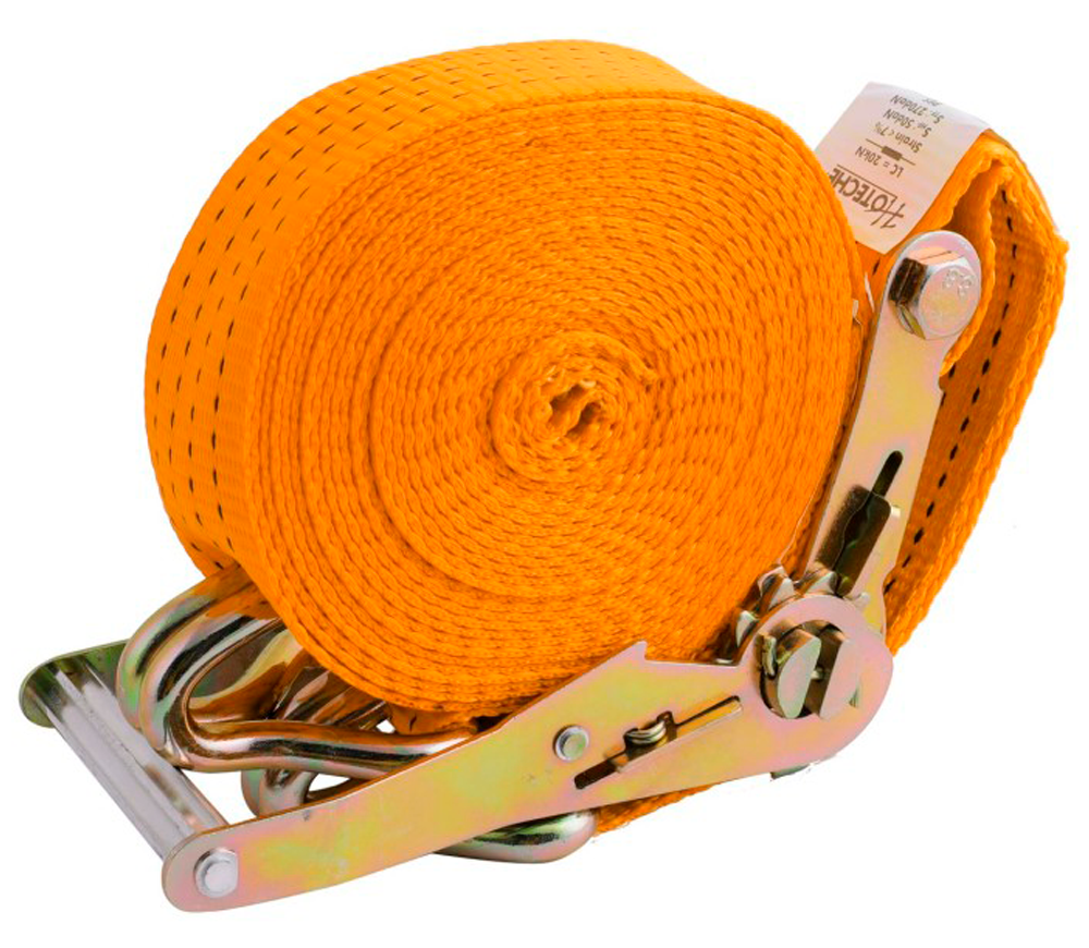 Curea de fixare (ancorare) cu clichet, 50mm x 8m, 4 Tone HOTECHE 670301