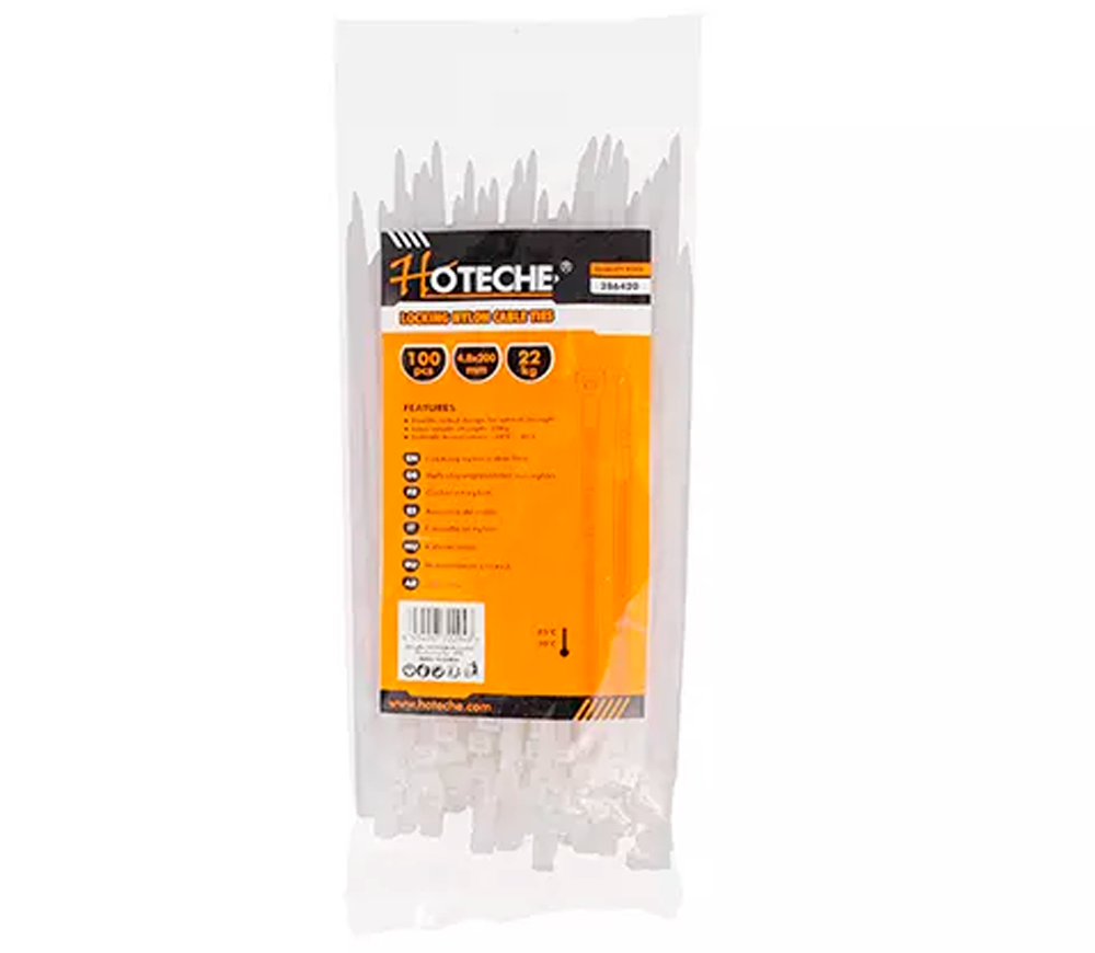 Cleme din nylon 3.6mm x 200mm HOTECHE 286320