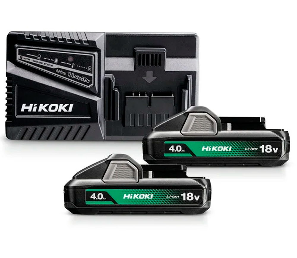 Încărcător cu 2 acumulatoare HIKOKI UC18YFSLWEZ 90w 14.4-18V 3.5A