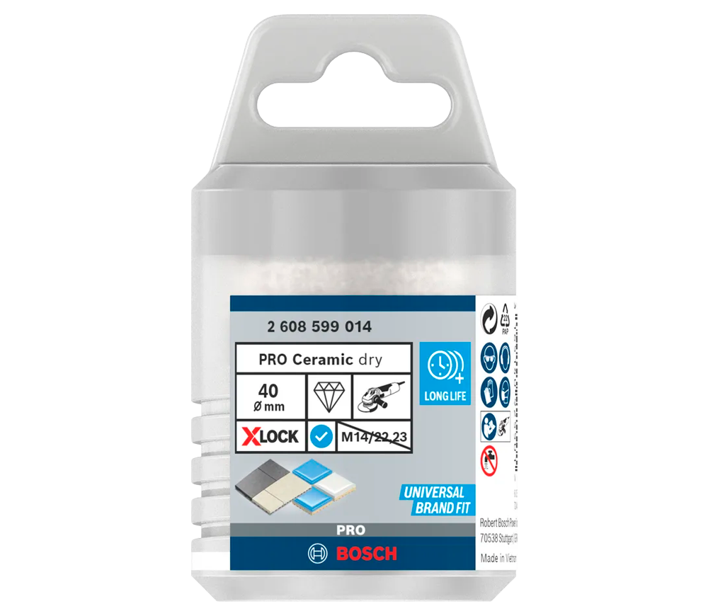 Carotă de găurit BOSCH X-LOCK Dry Speed 40mm-2