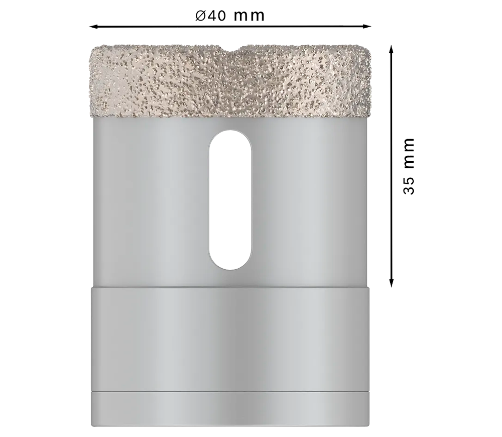 Carotă de găurit BOSCH X-LOCK Dry Speed 40mm-3
