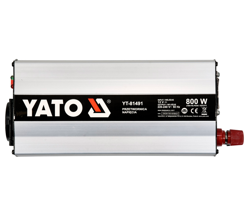 Invertor de tensiune YATO YT81491 0.8kw 12V-2