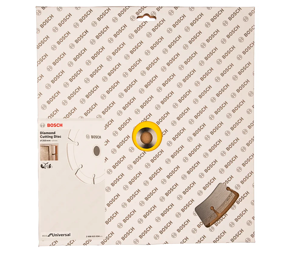 Disc de tăiat cu diamant BOSCH ECO Universal 350mm Segmentat Beton/Piatră/Cărămidă-3