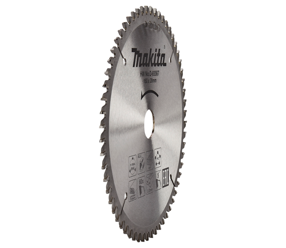 Disc pentru fierastrau electric MAKITA D-65567 160mm 1.4mm Lemn/Aluminiu-2