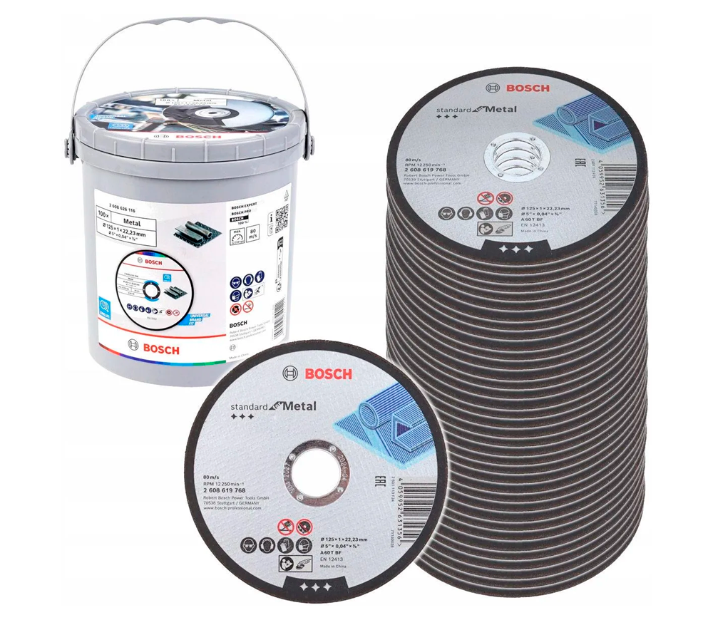 Disc de tăiat abraziv BOSCH Standard 2608626116 125mm 1mm