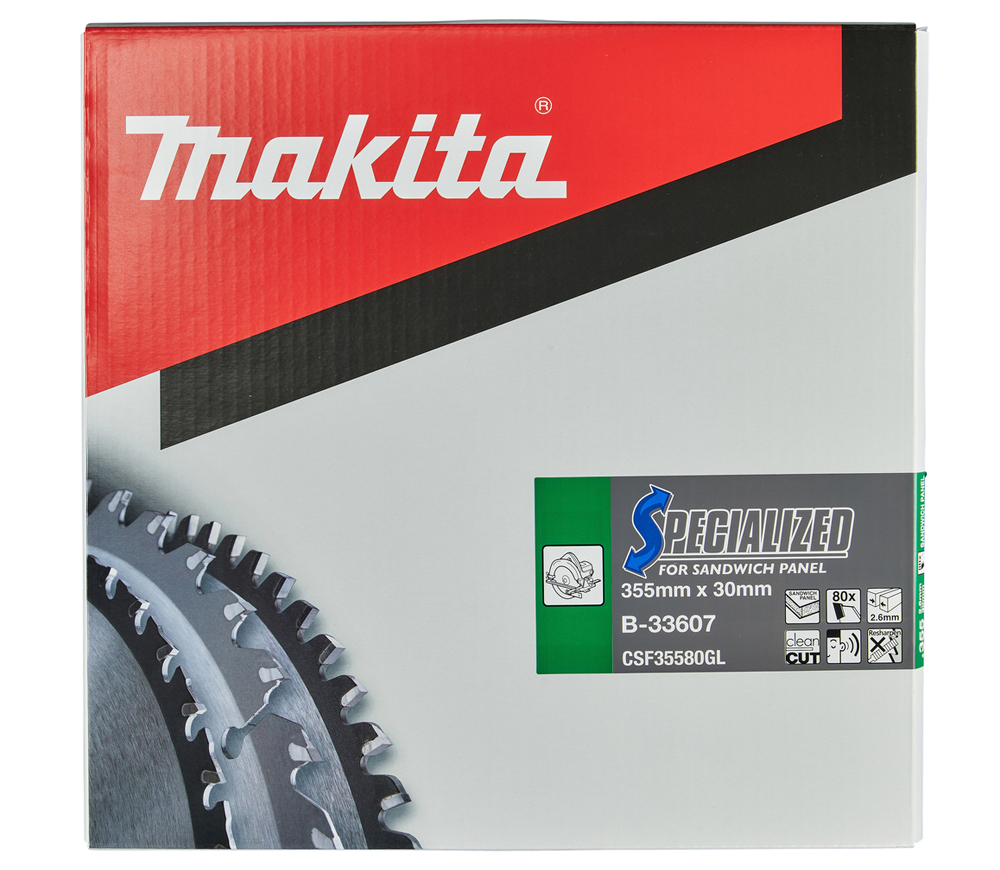 Пильный диск MAKITA B-33607 355мм 2.2мм Сэндвич панели-2