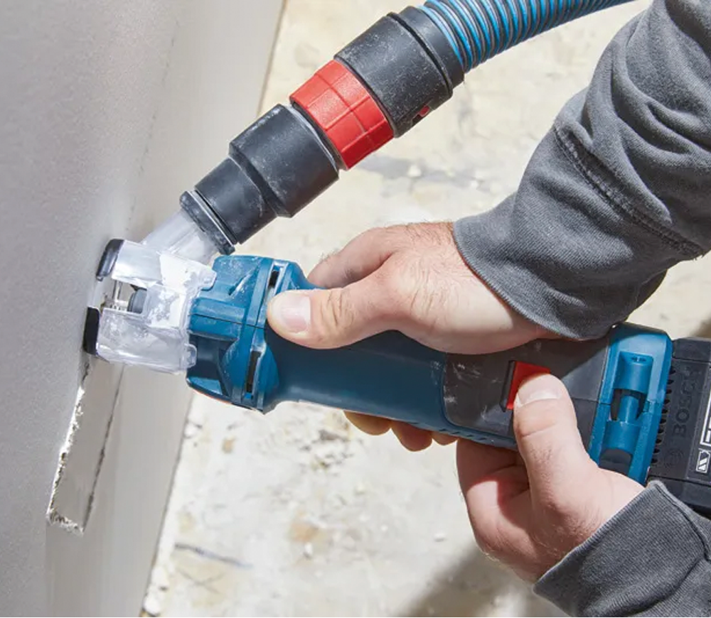 Фрезер по гипсокартону BOSCH GCU 18V-30 (Solo) 18В-7