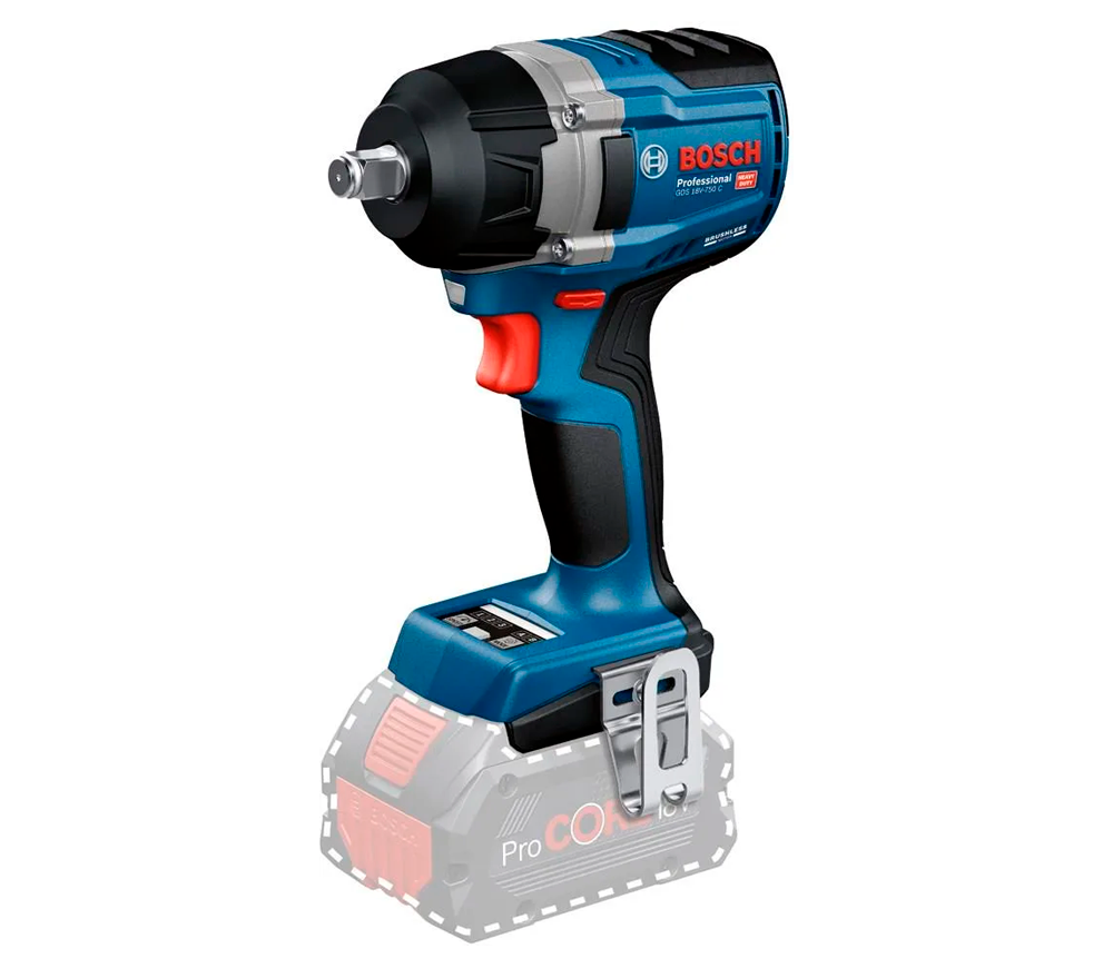 Mașină de înșurubat cu impact cu acumulator BOSCH GDS 18V-750 C (Solo) 18V 1000Nm