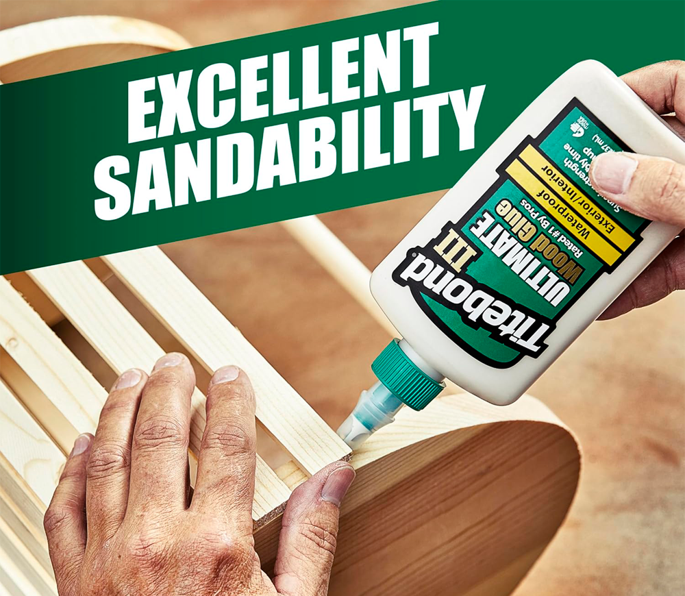 Adeziv pentru lemn PVA lichid Titebond III Ultimate Wood Glue 0.237L-5