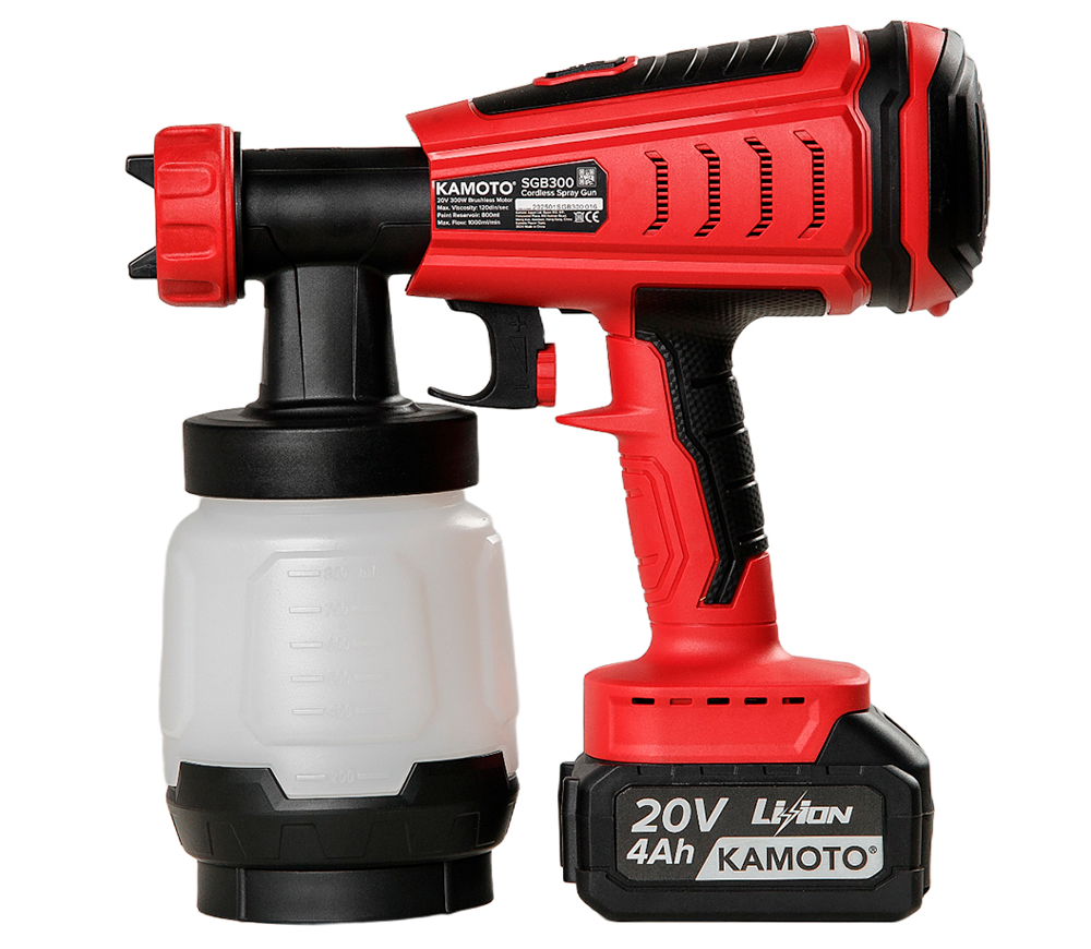 Pulverizator de vopsea fără fir (fara bat) KAMOTO SGB300 20V-3