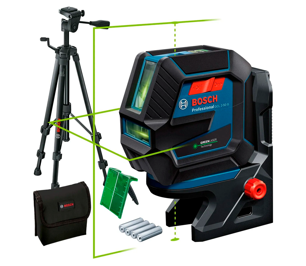 Nivelă cu laser BOSCH GCL 2-50 G (+Trepied) 2fascicole 15m
