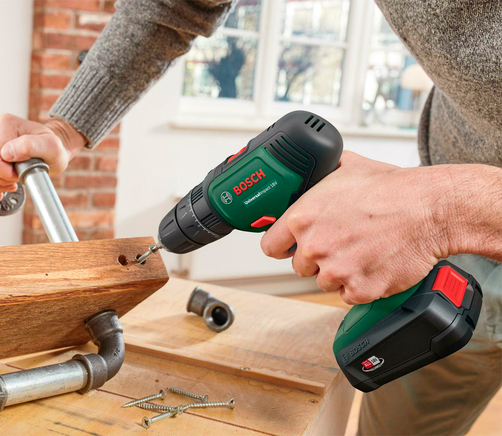 Mașină de înșurubat cu percuție cu acum. BOSCH UniversalImpact 18V 1.5Ah-7