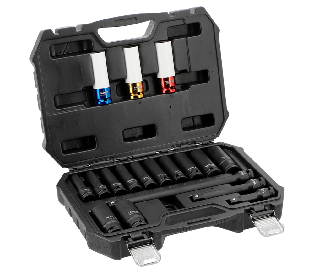 Set capete tubulare de impact YATO YT10566 10-24  mm