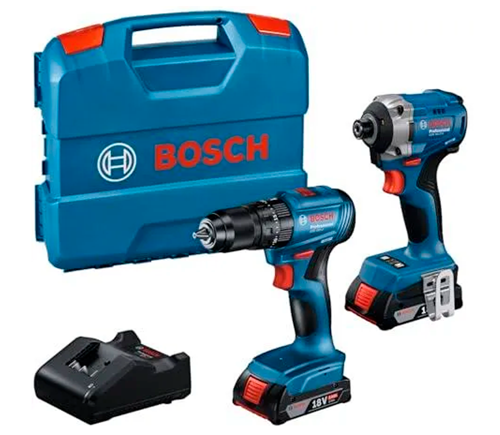 Set de unelte cu acumulator BOSCH GDR 18V-215 + GSB 185-LI
