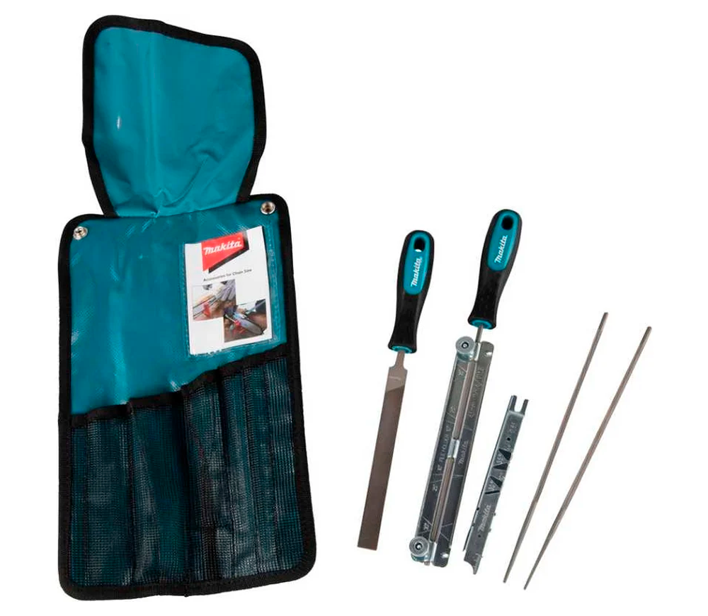 Set ascuțire lanț Makita D-72160 Plat/Rotund
