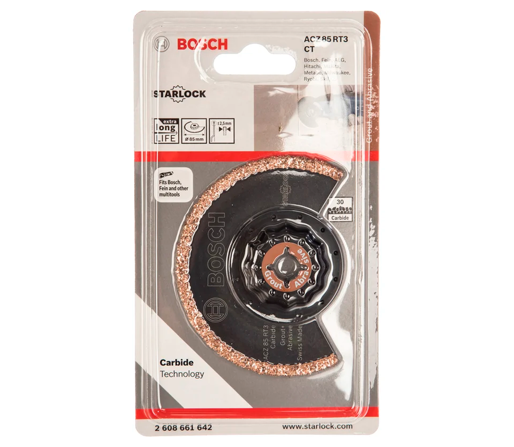 Pânză segmentată Carbide-RIFF Bosch Starlock ACZ 85 RT3 Ceramică-3