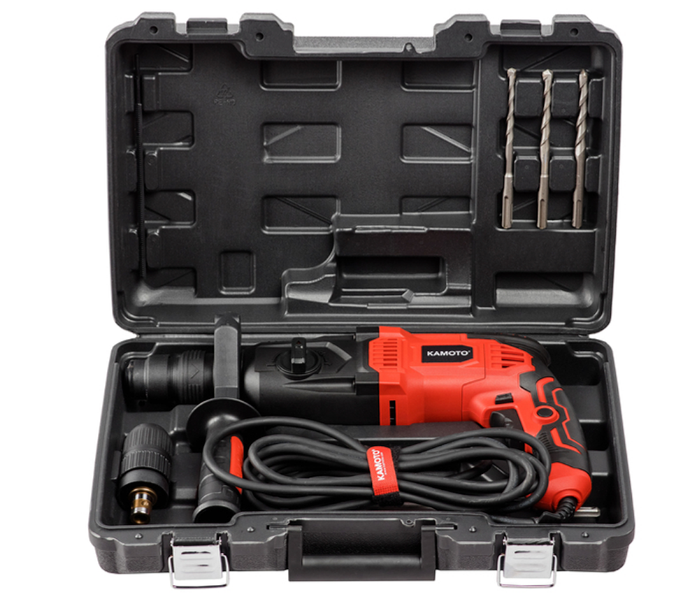 Ciocan rotopercutor KAMOTO H1050Q 1050w SDS-Plus/Fixare rapidă-10