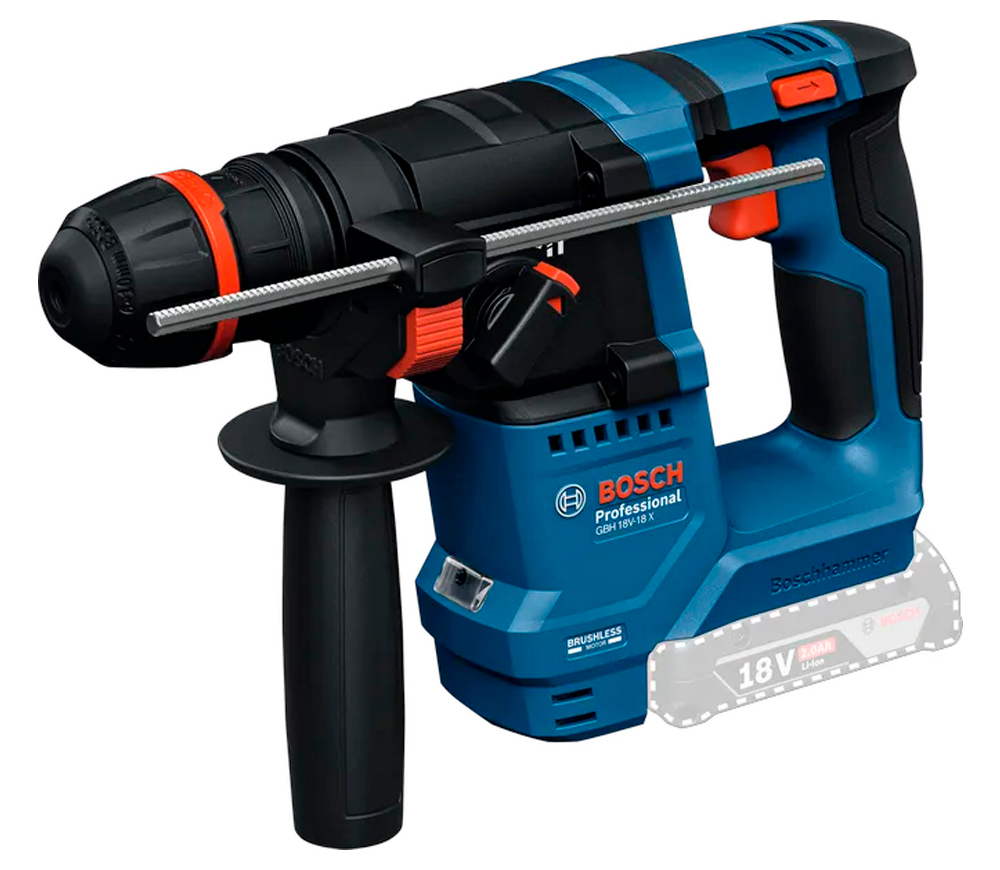 Ciocan rotopercutor cu acumulator BOSCH GBH 18V-18 X Professional 1.5J 18V