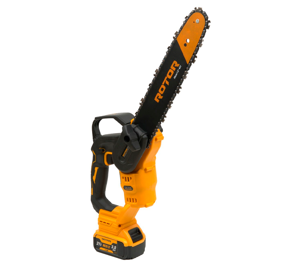Fierăstrău cu lanț cu acumulator ROTOR RCS12 300mm 21V 3Ah-2