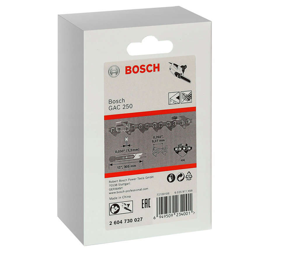 Lanț de ferăstrău pentru BCA Bosch 2604730027 305mm 3/8"